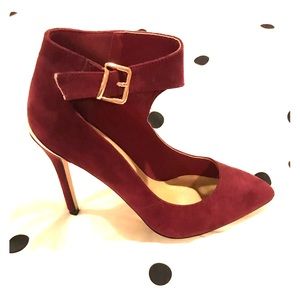 Burgundy heels